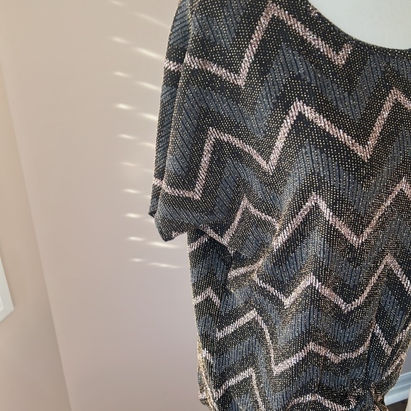 Mercer & Madison L Beaded Short Sleeve Top - Picture 4 of 7